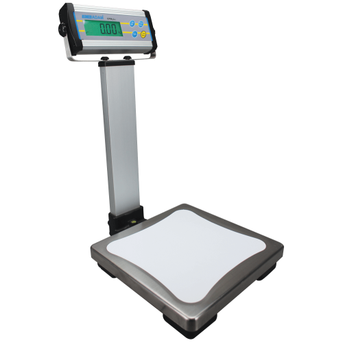 Adam Equipment CPWplus Bench and Floor Scales with Pillar, External Calibration, 75 kg Capacity, 20 g Readability, 300 x 300 mm Pan Size - CPWplus 75P - Click Image to Close